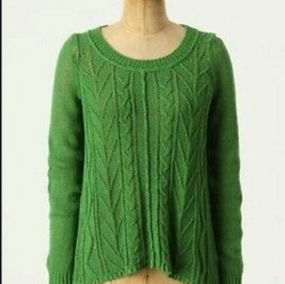 Sparrow Womens Sweater Medium Green